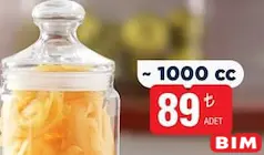 LUMİNARC CAM KAPAKLI KAVANOZ 1000 CC